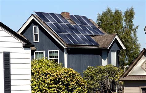california solar panels houses